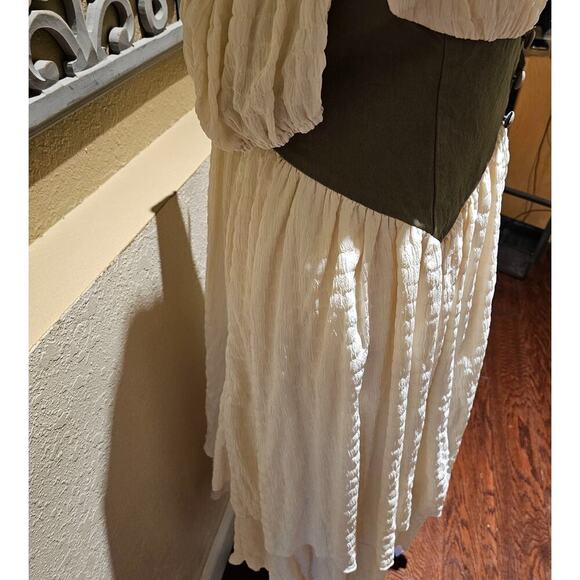 Renaissance Peasant 2XL Dress Cottagecore Fairycore Cosplay Medieval Halloween - Picture 8 of 10